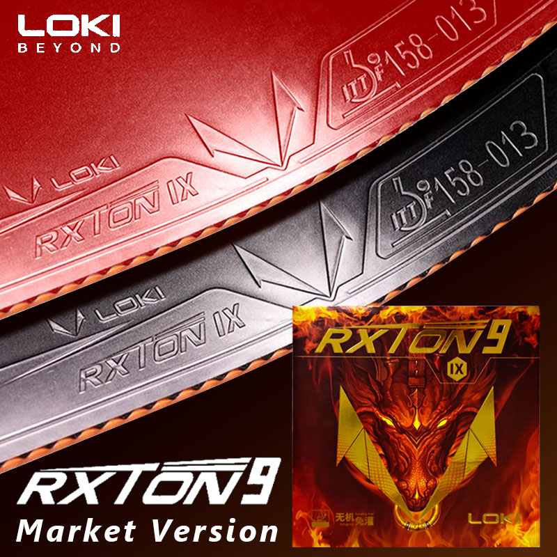 LOKI RXTON 9 Borracha de Tênis - Table Tennis Loki avaliação e preço